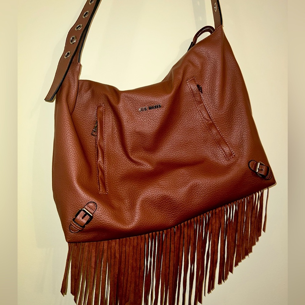 Steve Madden adjustable crossbody pleather purse